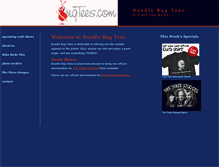 Tablet Screenshot of doodlebugtees.com